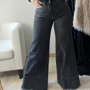Jeans Wide Leg Black
