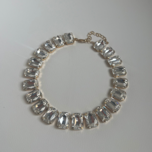 Collar joya de cristales